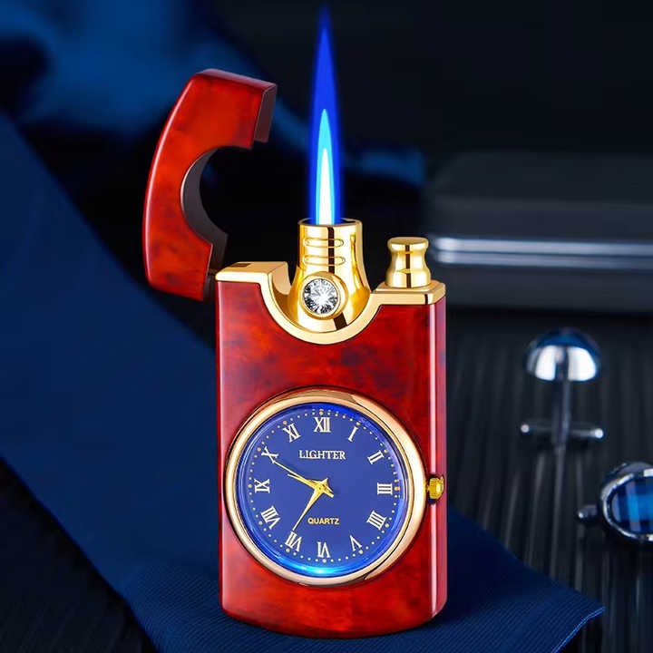 Multifunction Jet Torch Lighter With Watch