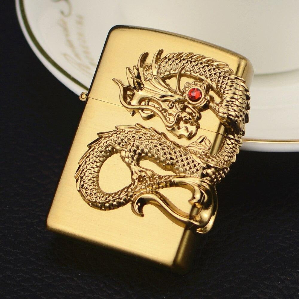 3d Dragon Zippo Lighter