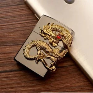 3d Dragon Zippo Lighter